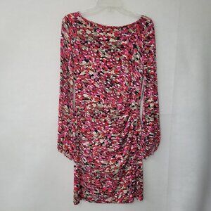 Laundry By Design Dress Womens 6 Sheath Ruched Split Sleeve‎ N2R3505SU